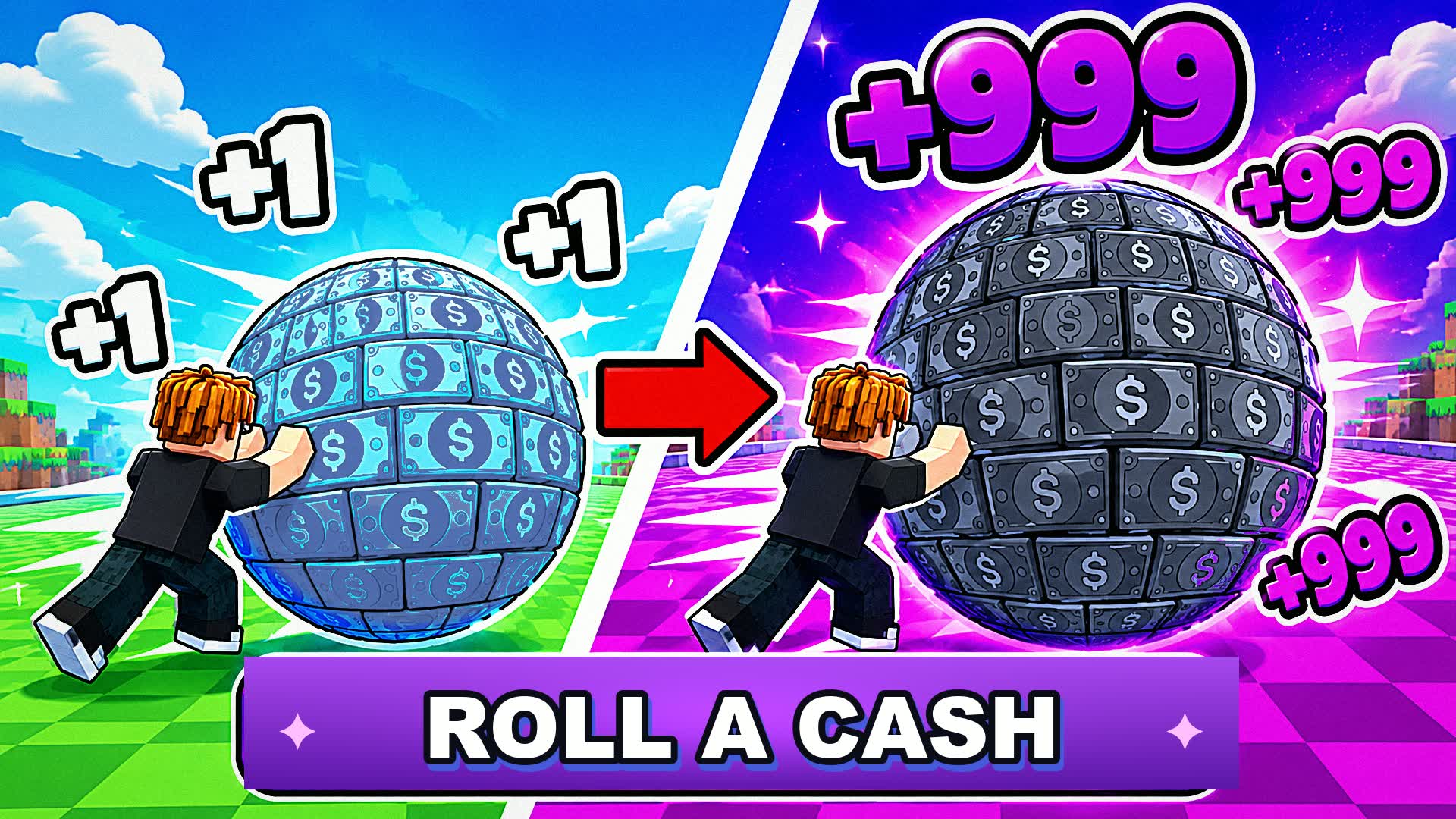 💵 +1 Money Roll To Be Rich
