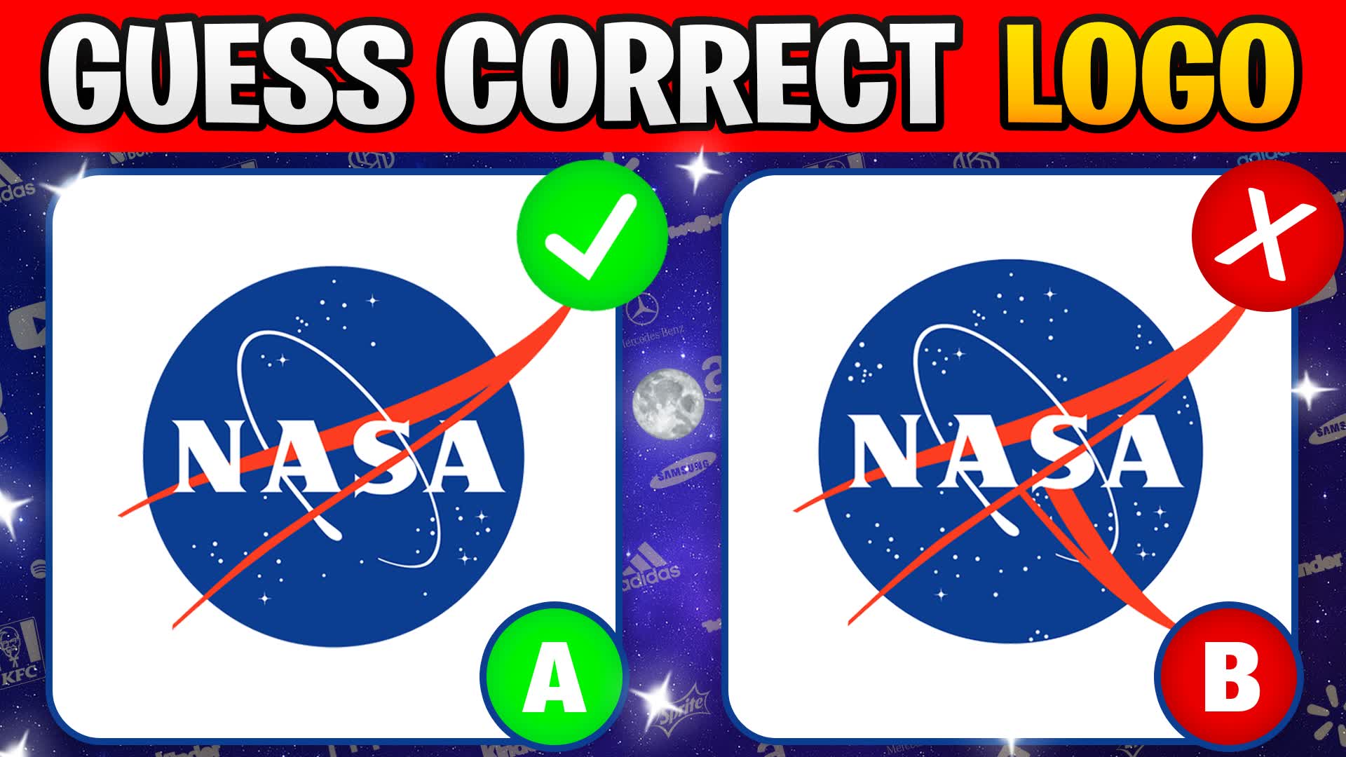 🌌GALAXY GUESS THE LOGO🔎