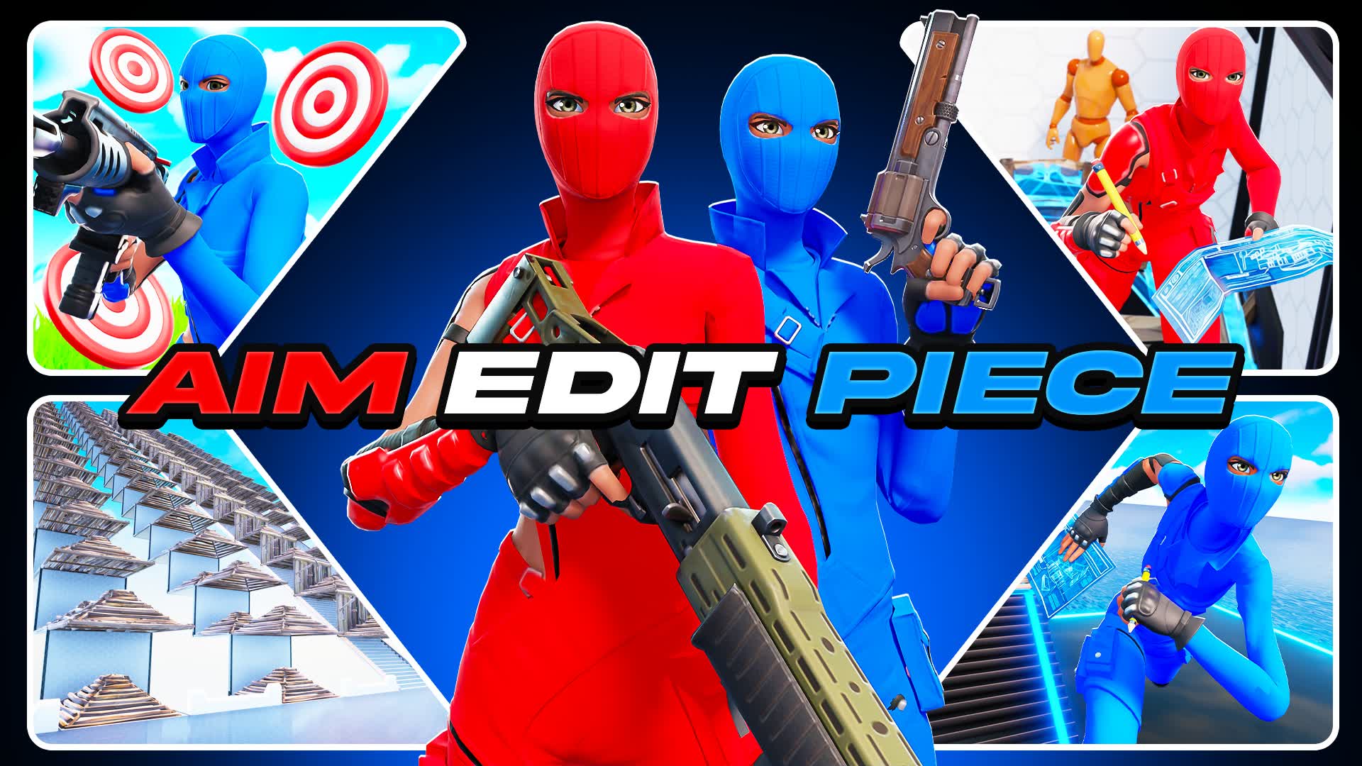 Aim Edit Piece & 1v1🎯 [Ranked Training]