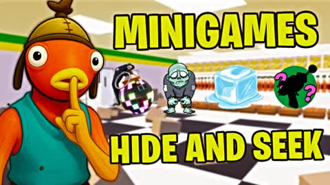 HIDE AND SEEK 🔍+10 MINIGAMES ⭐
