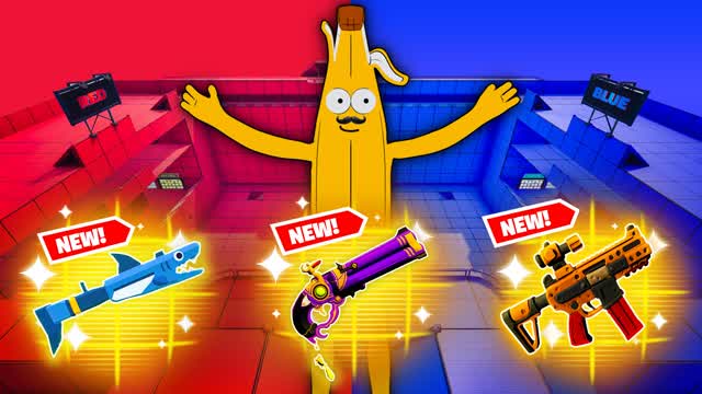 BANANA RED VS BLUE 🔴🔵 SECRET WEAPONS