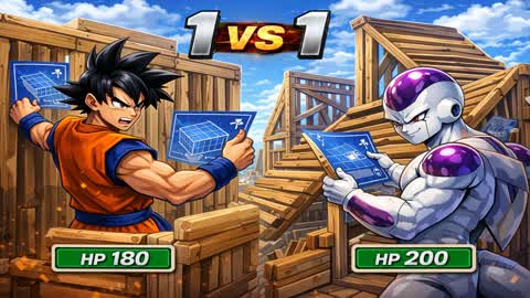 GOKU 1V1 — Skin & HP Switch (180-200)