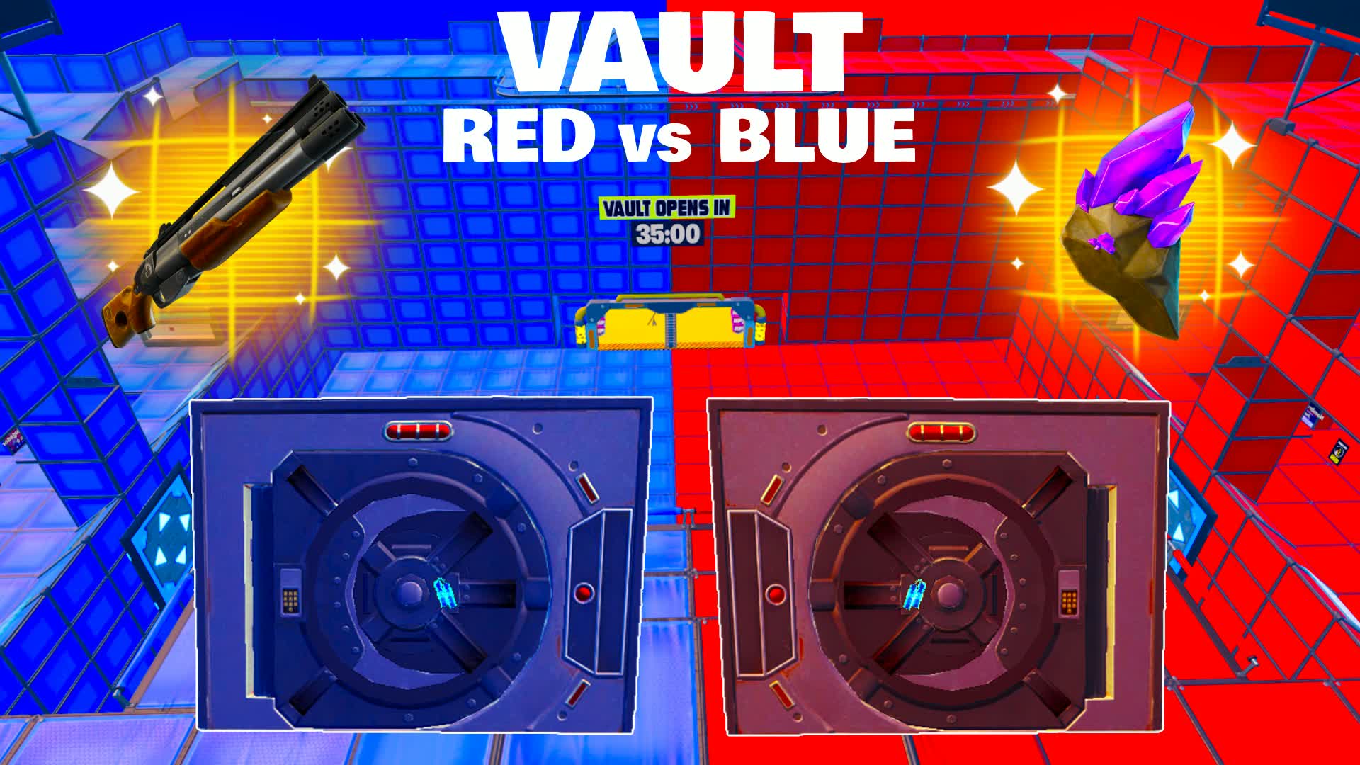 Vault Red vs Blue 🔴🔵