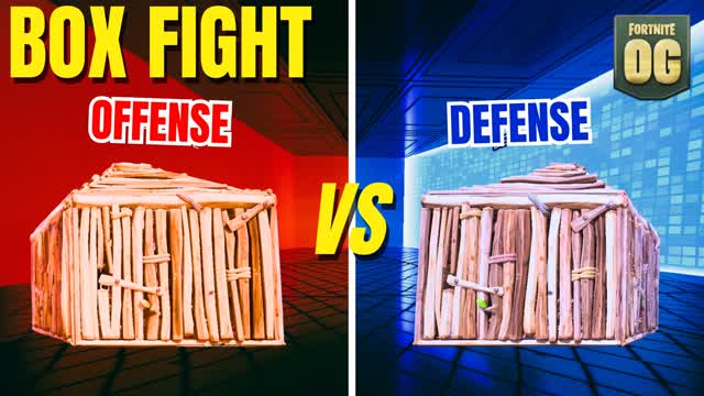 Push Box Fights 1v1 (Offense v Defense)