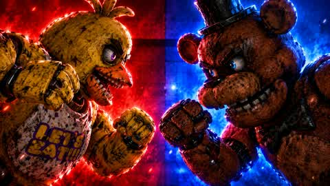 🔴🔵RED VS BLUE FNAF IOOIAA