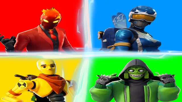 RED VS BLUE VS YELLOW VS GREEN *UPDATED*