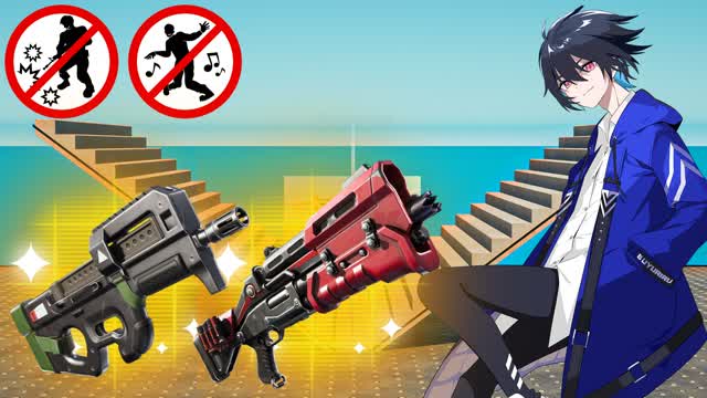 ぶゅりる 超高性能1v1マップ ｜ ぶゆりる  新武器 練習