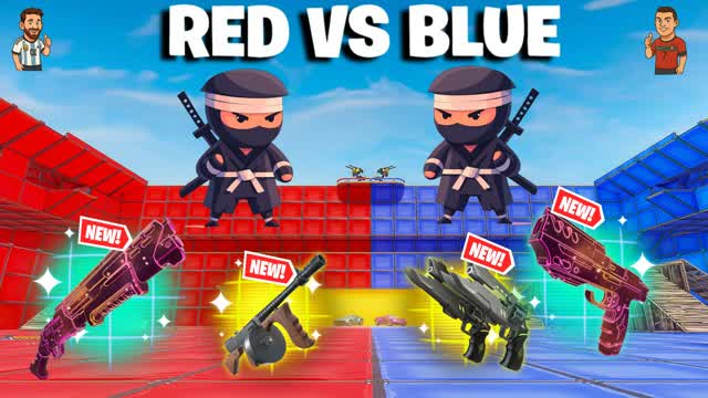 ULTIMATE NOOB VS PRO RED VS BLUE 🔴🔵