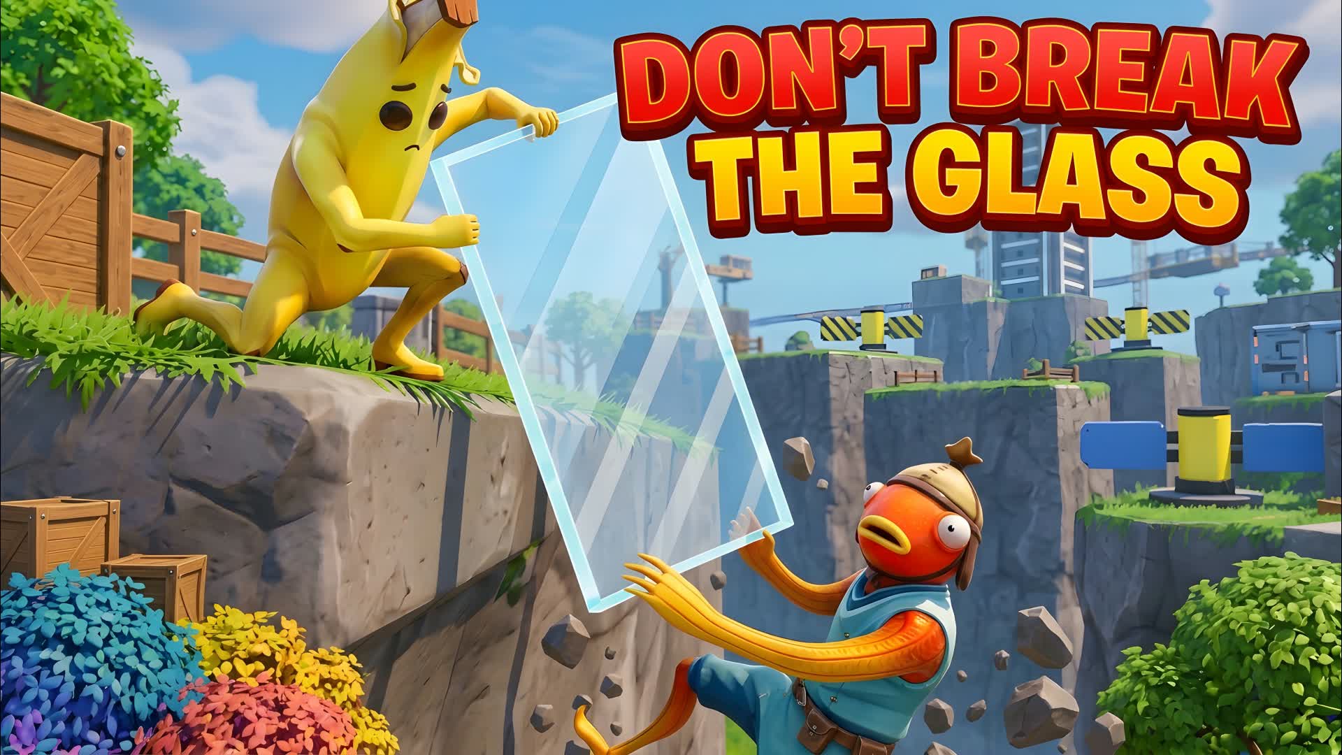Don't Break the Glass 💥 [2 Player Obby]