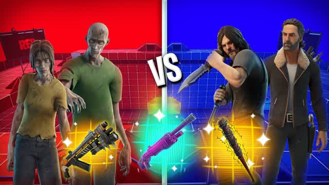 Capture 1 – 🧟 ZOMBIES VS SURVIVORS RED VS BLUE 🔴🔵