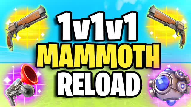 🎯1v1v1 RELOAD MAMMOTH ONLY🎯ONE SHOT