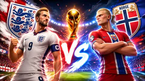 ENGLAND vs NORWAY 🌎⚽️ HAALAND vs KANE