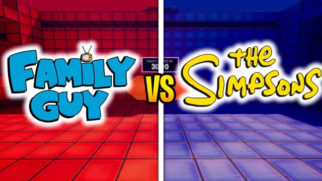 THE SIMPSONS VS FAMILY GUY - RED VS BLUE