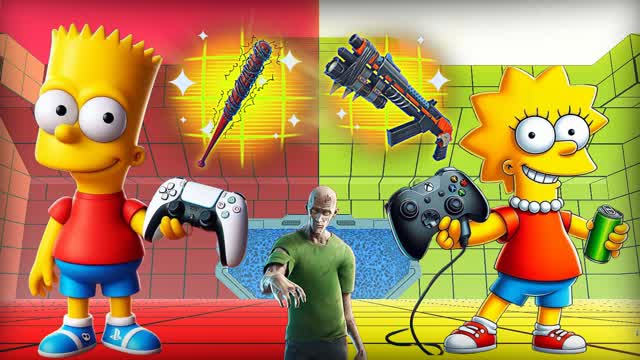 BARTPS5 VS LISAXBOX 🏆 RED VS YELLOW🔴🟡