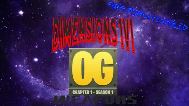 Dimensions 1v1 first person(new weapons)