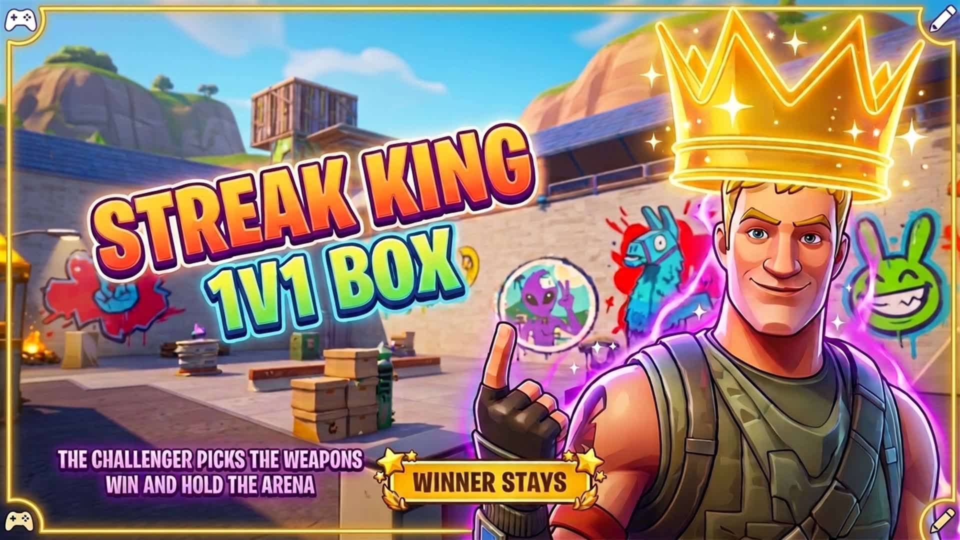 STREAK KING - 1V1 BOX — Fortnite island 6681-7111-7359 by kmahl