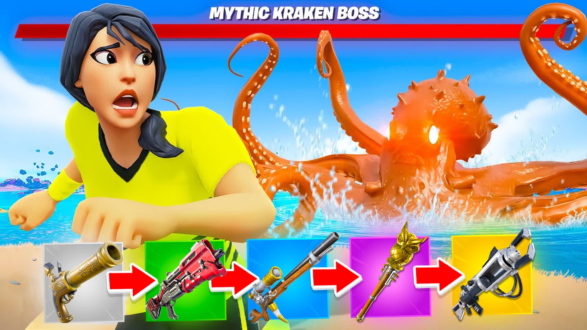 KRAKEN GUNGAME 9909 1529 1170 By Mycomplexe Fortnite Creative Screen Comp 