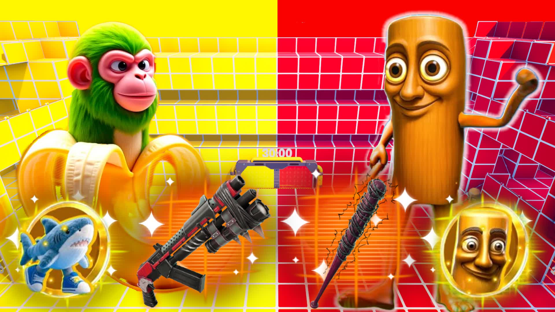 Brainrot Red VS Yellow WALKERS 🔴🟡