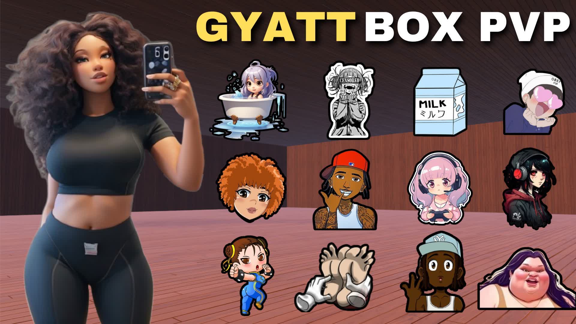 🍑GYATT BOXFIGHTS📦 8872-3566-1628 by bzou - Fortnite Creative Map Code ...