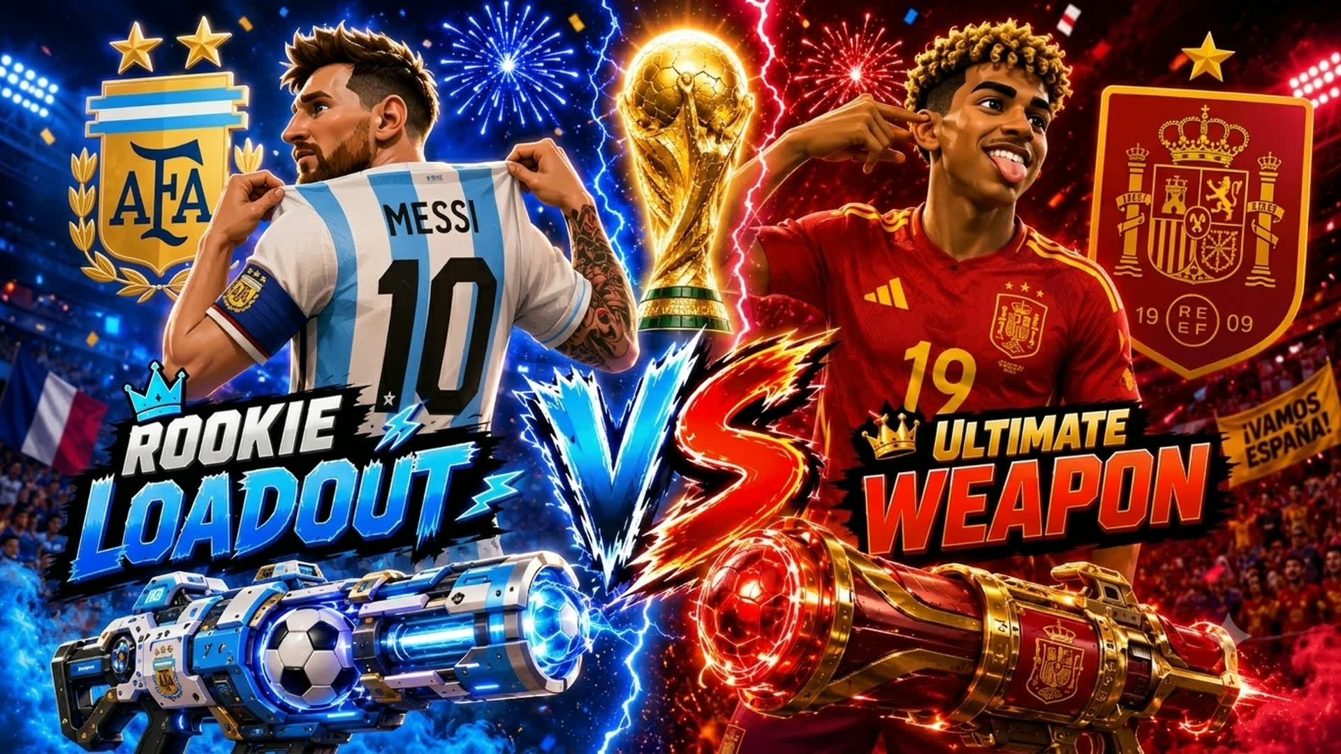 SPAIN VS ARGENTINA GUN GAME