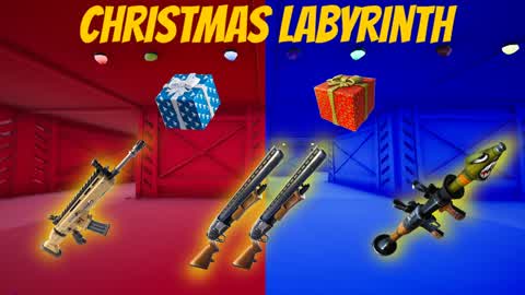 Christmas Labyrinth Red vs Blue 🔴 🔵