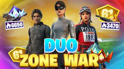 PRO DUO ZONE WARS 👥 [30 PLAYERS]