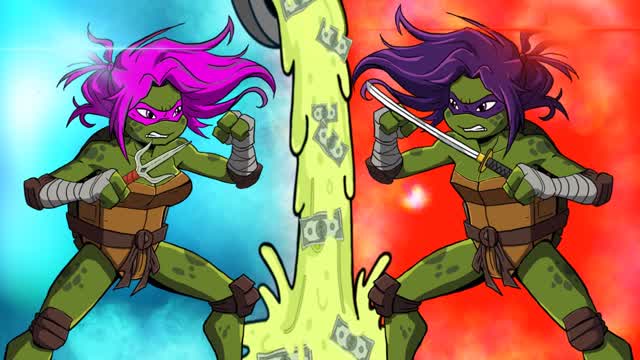 TMNT Red vs Blue 🍕🔥