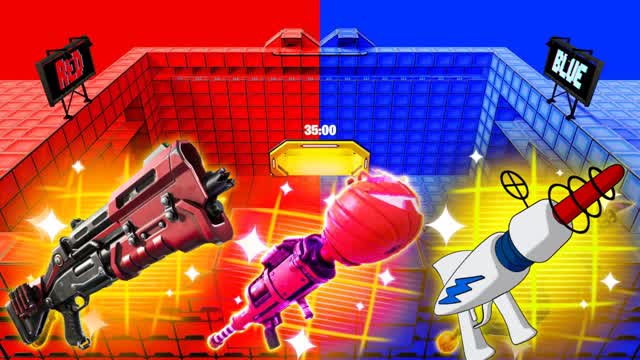 EXTREME Red vs Blue🔴🔵Retax(episch)