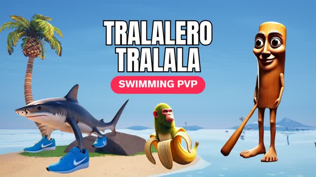 🧠Brainrot Tralalero Tralala 🦈 Swim PVP