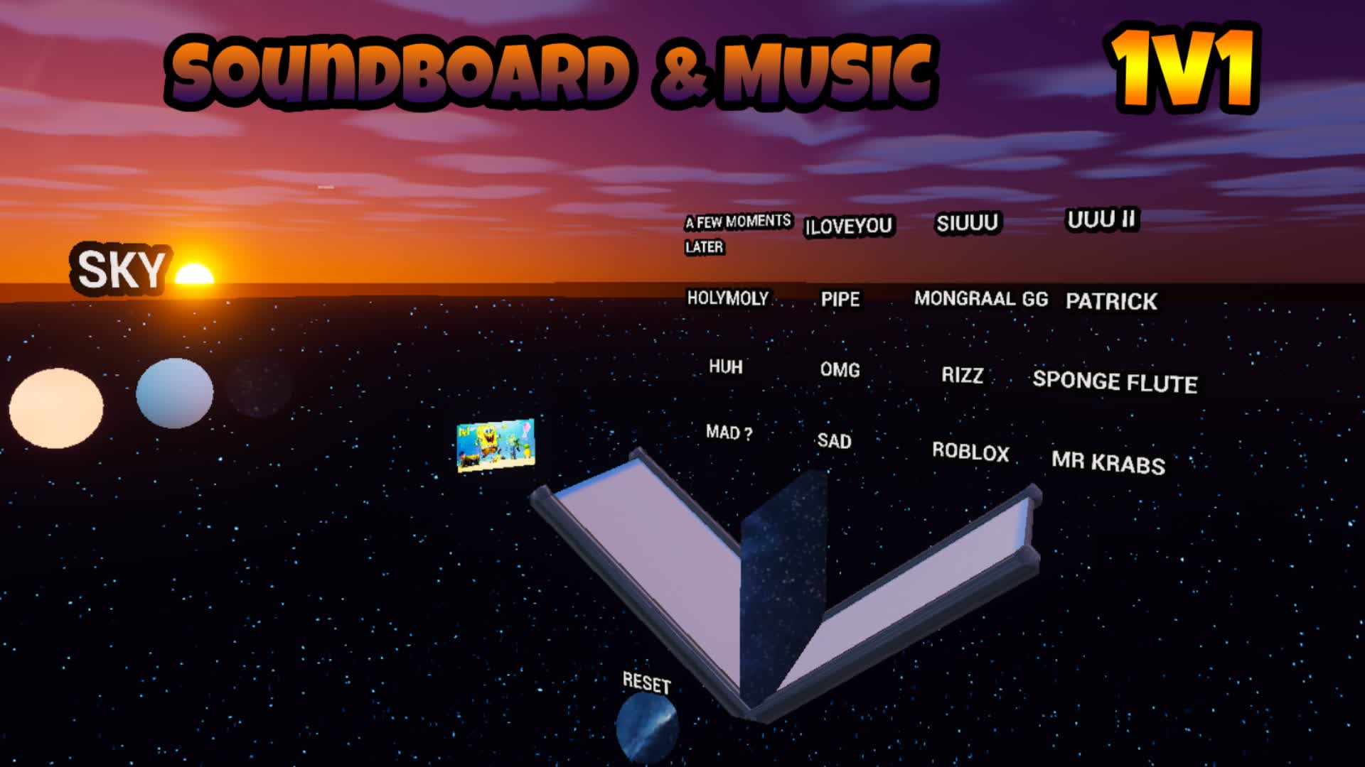 Soundboard + Music 1v1 's 🎶 469697165845 by wambo Fortnite Creative