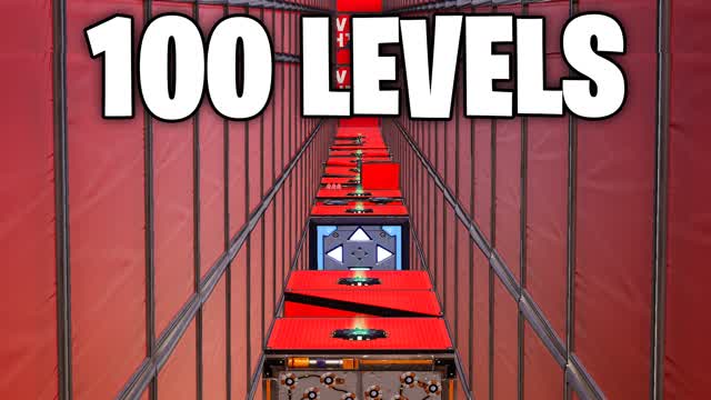 RED 100 LEVELS PARKOUR