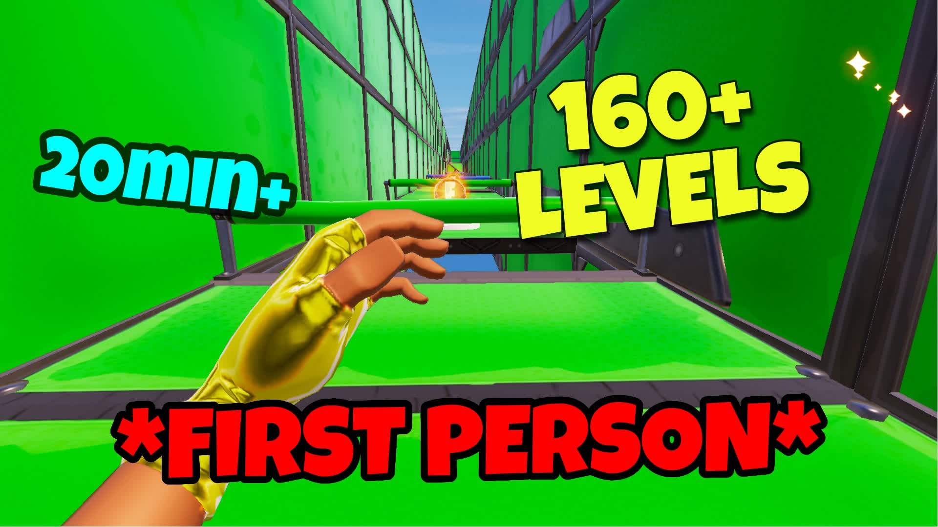 🔥FIRST PERSON DEFAULT PARKOUR 160+🔥