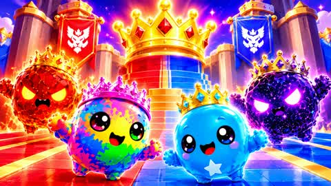 🍭 Red vs Blue 👑 Team Rush