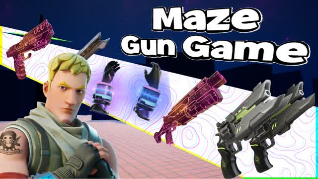 Maze Pit Gun Game [ With Bots ]