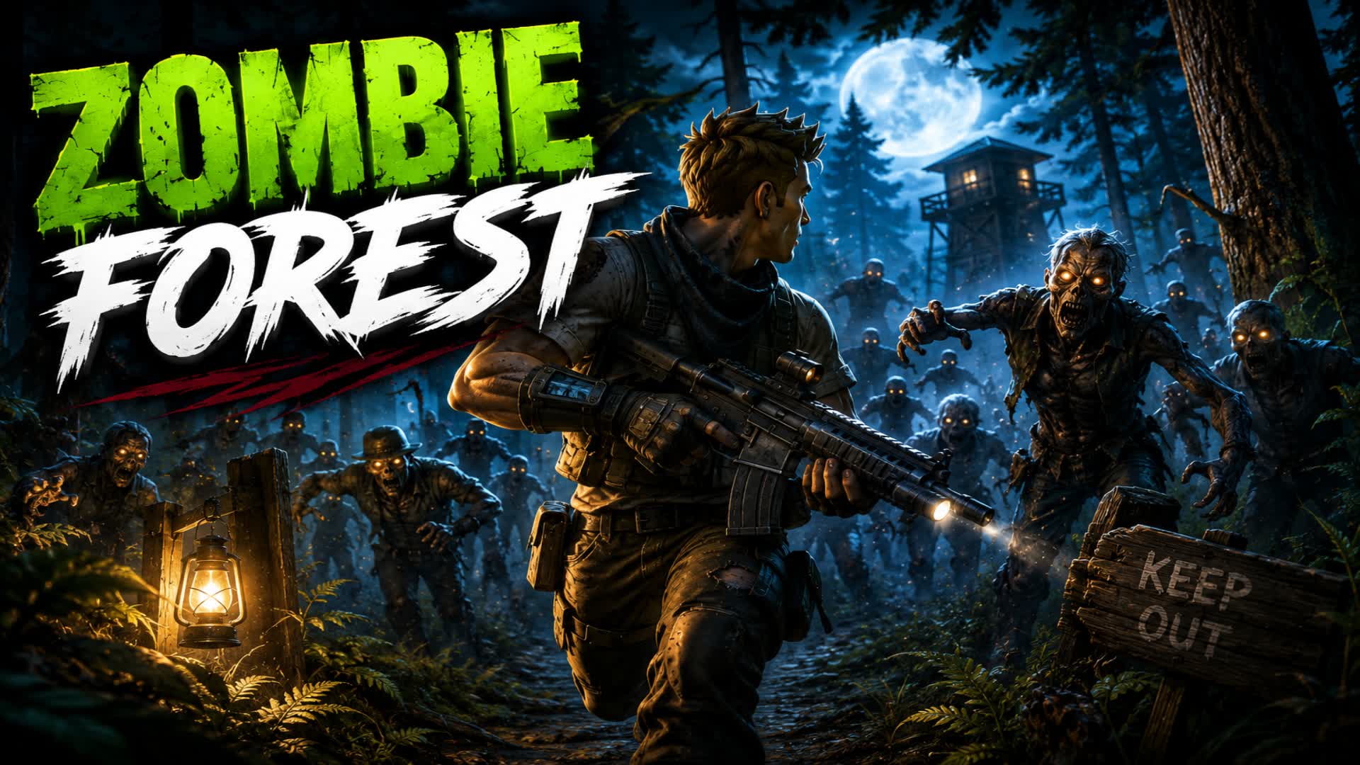 100 DAYS IN ZOMBIE FOREST