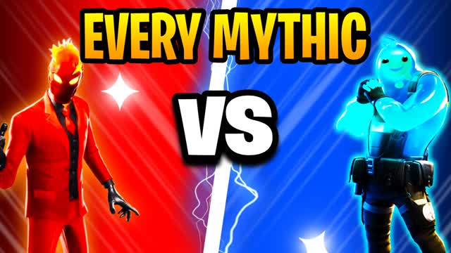 EVERY MYTHIC RED VS BLUE 🔴🔵 *CARS🚗*