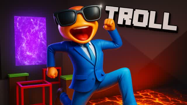 🎯Hardcore Troll deathrun❤️