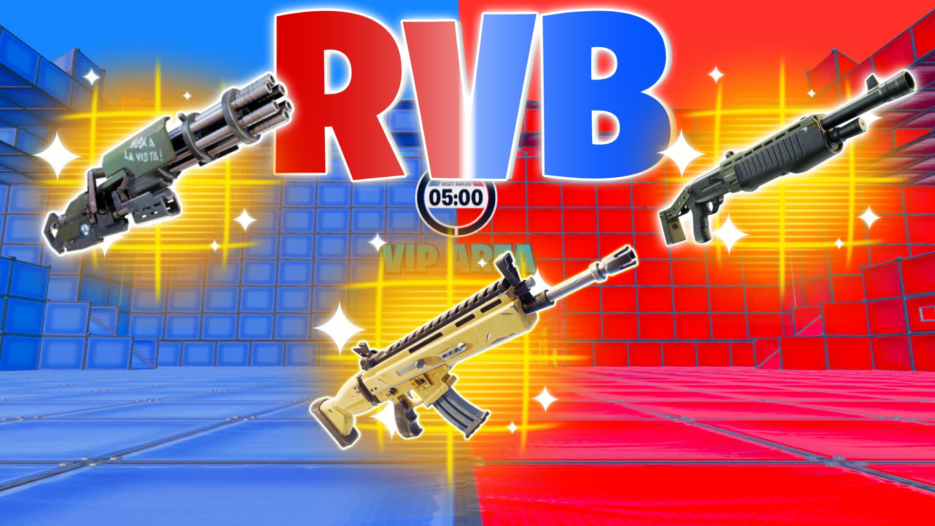 RED VS COLD BLUE 🔴🔵 5321-9107-3271 by azixx - Fortnite