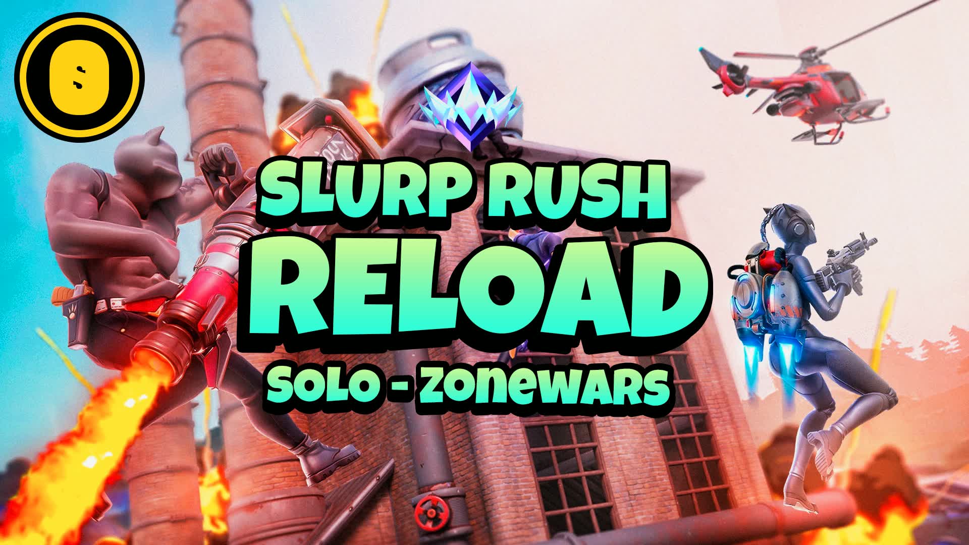Slurp Rush: Reload Zonewars 🔃 1V1V1