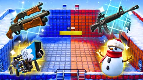 CHRISTMAS RED VS BLUE 🎄🔥