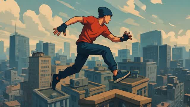 ROOFTOP PARKOUR