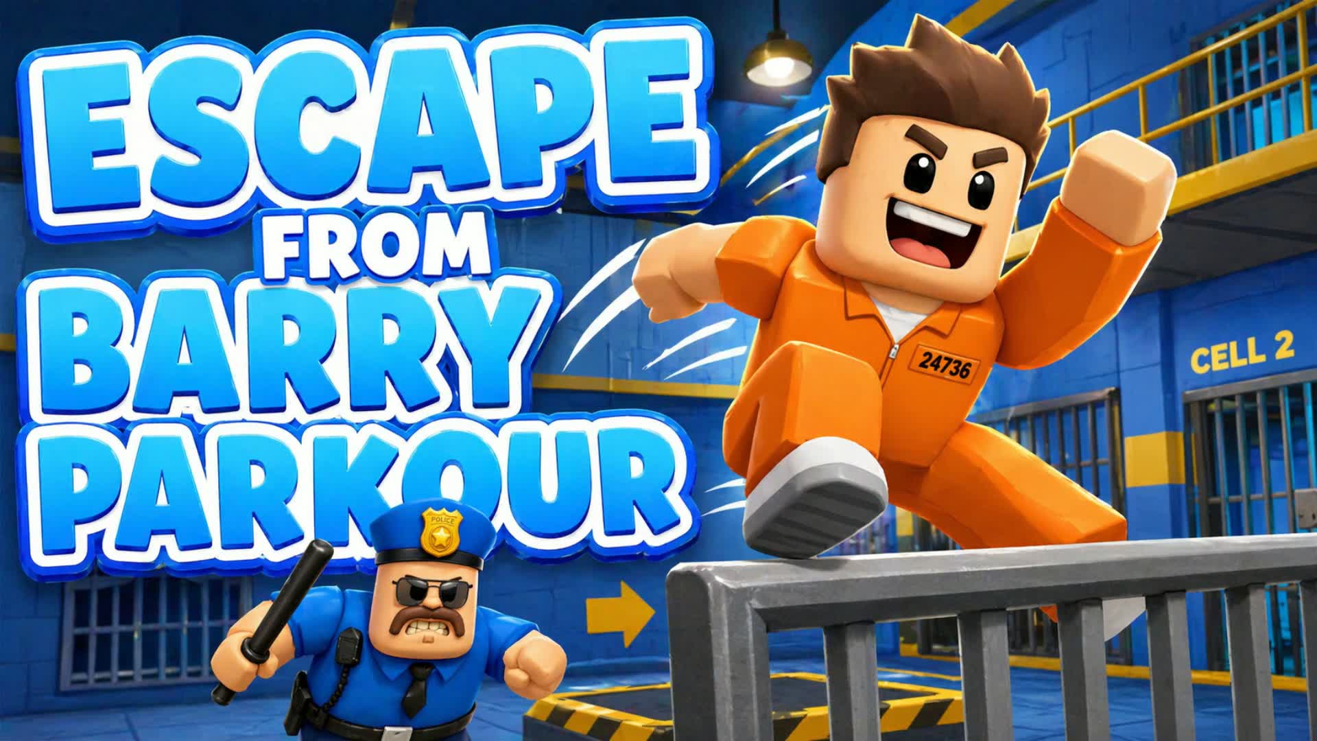 ESCAPE FROM BARRY 🔵 MINIGAME DEATHRUN
