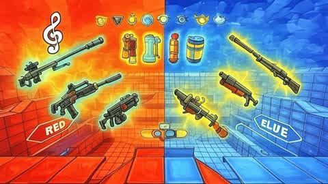 MEME MUSIC RED VS BLUE 🔴🔵