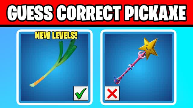 GUESS THE CORRECT PICKAXE 🔎