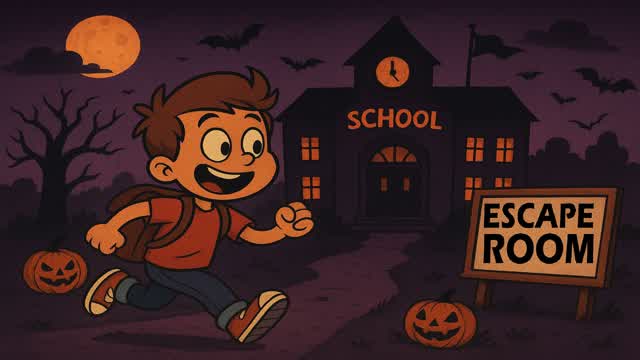 ESCAPE ROOM SCHOOL HALLOWEEN