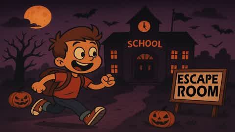 ESCAPE ROOM SCHOOL HALLOWEEN