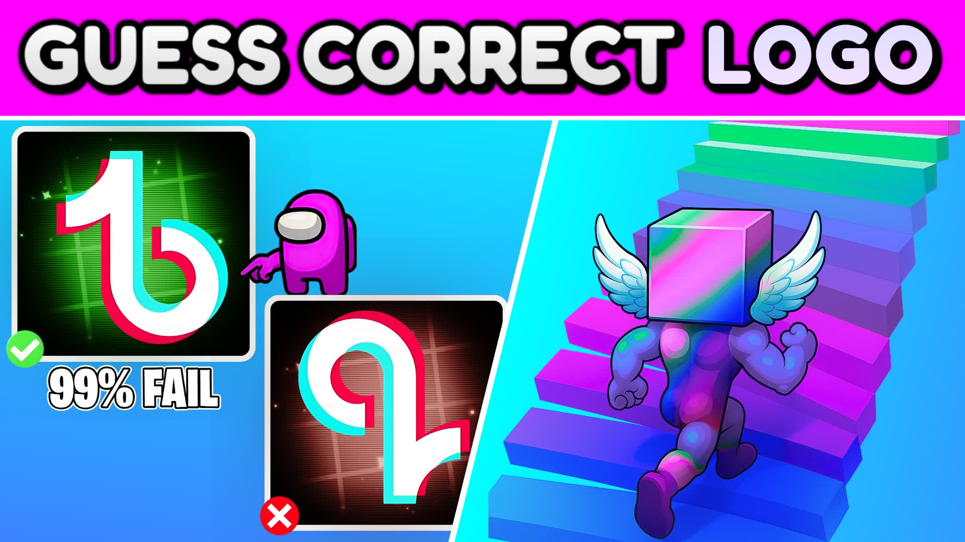 GUESS LOGO🔎 FUN MINIGAMES ⭐