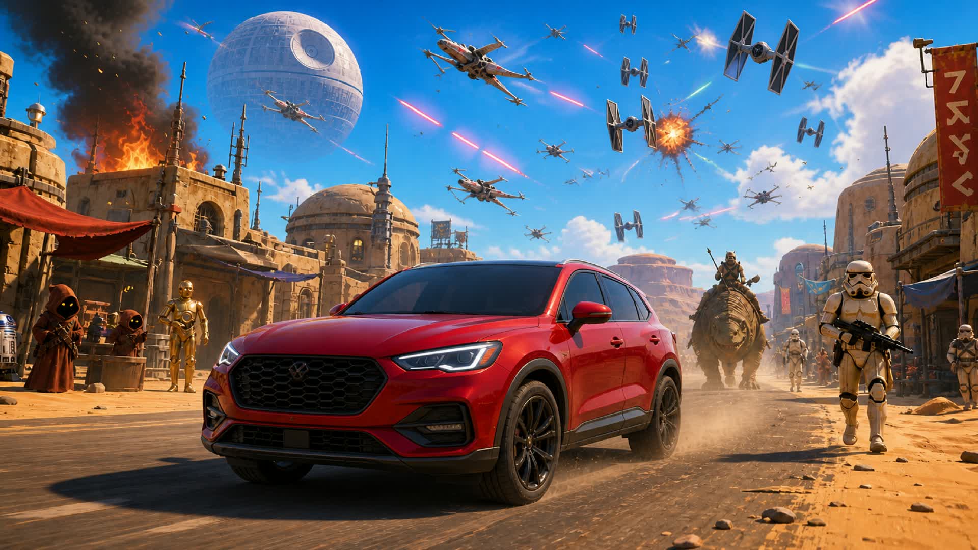スター・ウォーズ デザートドライブ 🚗 全武器 ⭐