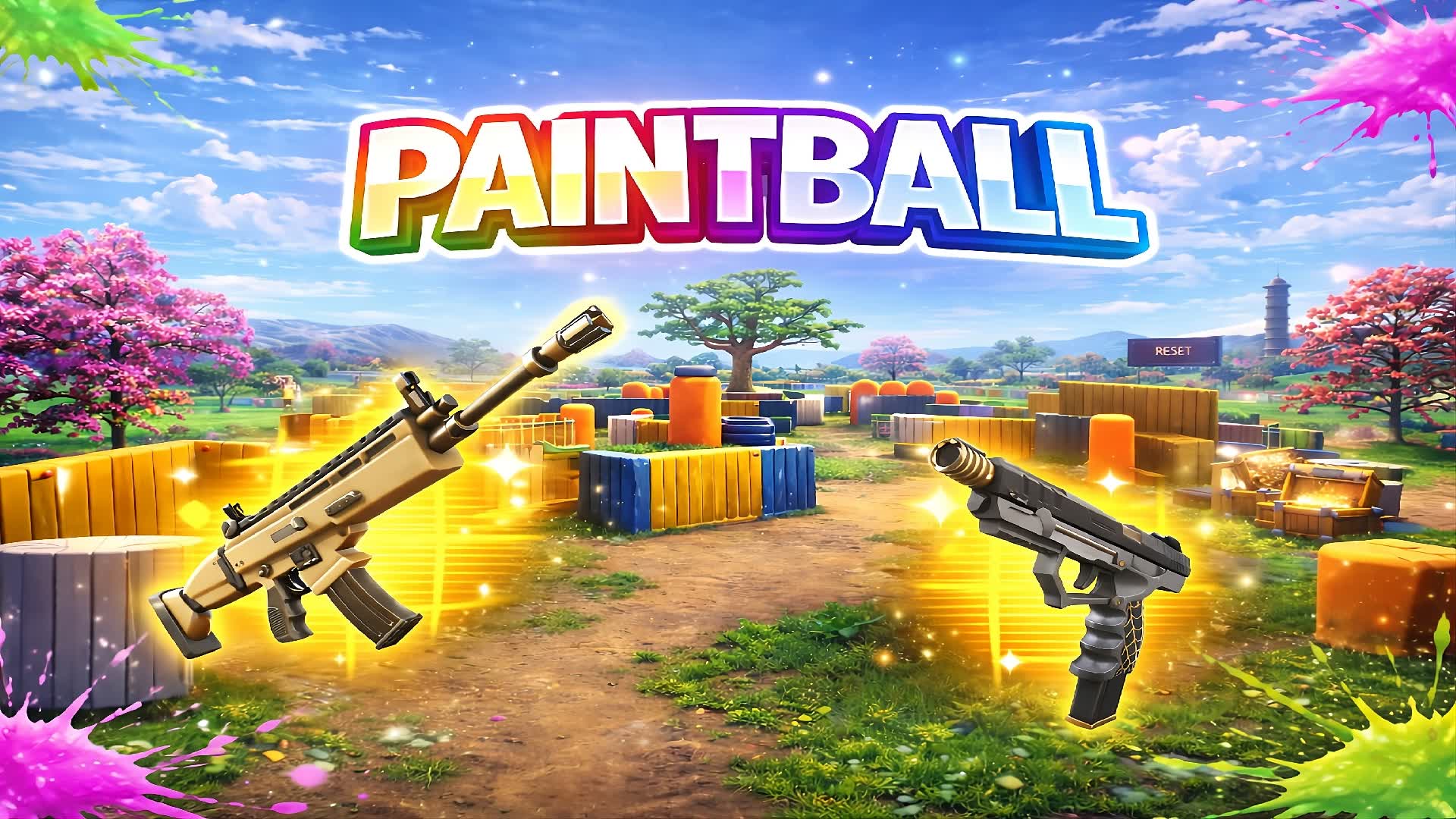 Paintball Practice Arena