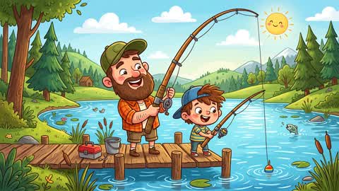 FISHING WITH DAD